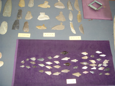 ヘラ状石器、横形石匙、縦形石匙、石鏃